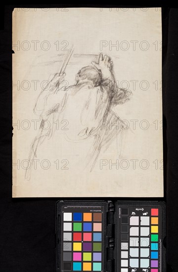 Giuseppe Mentessi : "Preparatory Drawing"