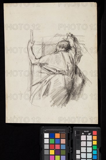 Giuseppe Mentessi : "Preparatory Drawing"