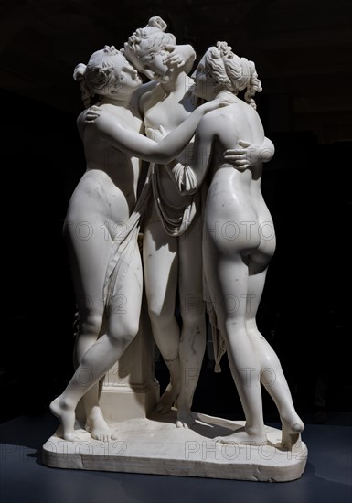 "The three Graces", by Antonio Canova