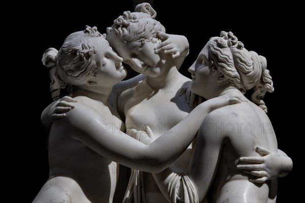 "The three Graces", by Antonio Canova