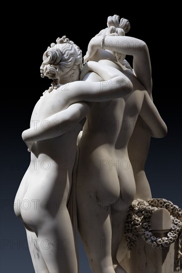 "The three Graces", by Antonio Canova