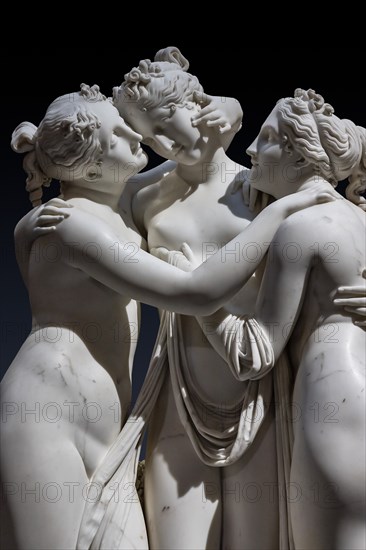 "The three Graces", by Antonio Canova