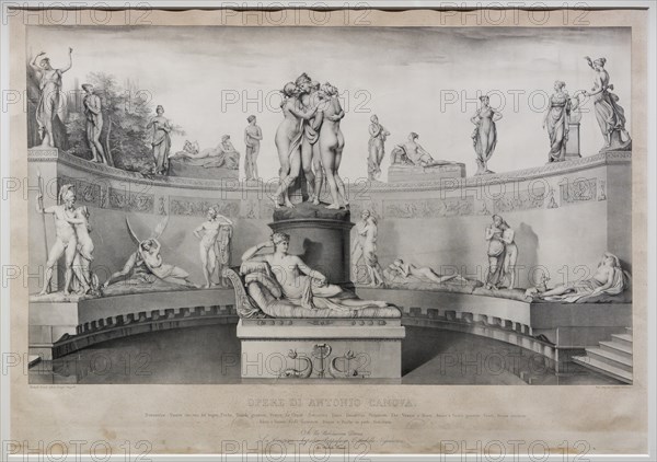 "Works by Antonio Canova: Fine Amorous Statues", by Michele Fanoli