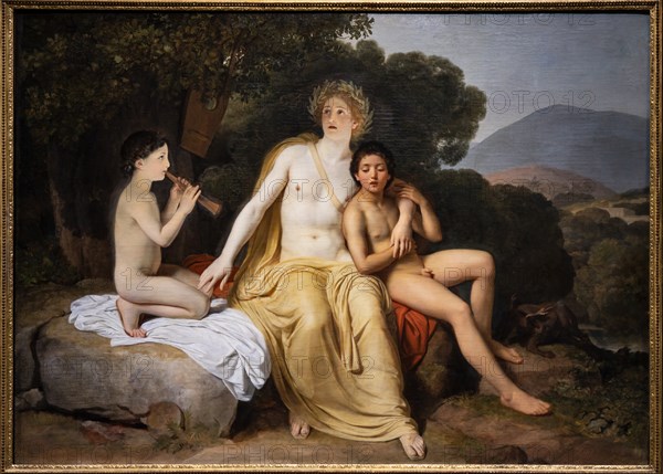 "Apollo, Hyacinthus and Cyparis", by Aleksandr Andreevic Ivanov