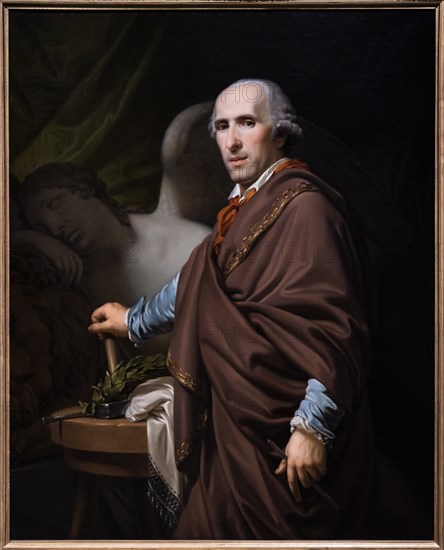 "Antonio Canova", by Giovanni Battista Lampi