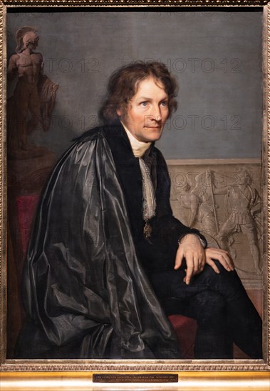 "Bertel Thorvaldsen wearing the Academy of St. Luc uniform", by Carl Christian Vogel Von Vogelstein