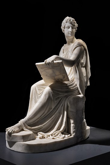 "Princess Leopoldina Esterhazy while painting", by Antonio Canova