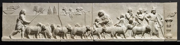 Frieze "The entry of Alexander the Great into Babylon"