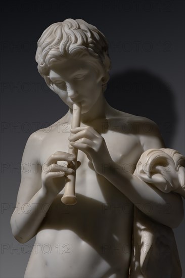 "Faun playing the Flute", by Pietro Tenerani