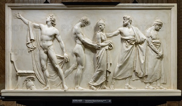 "Achilles delivers Briseis to Agamemnon's Heralds", by Antonio Canova