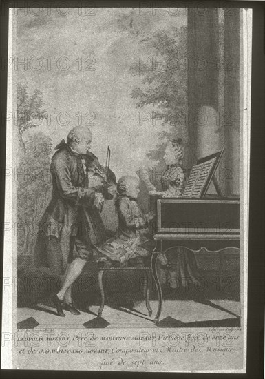 Leopold, Marianne e Wolfgang Amadeus Mozart