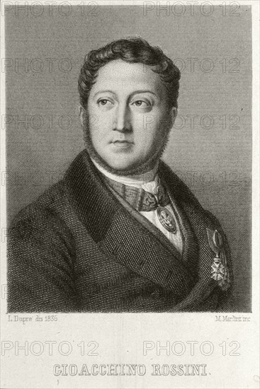 Portrait of Gioacchino Rossini