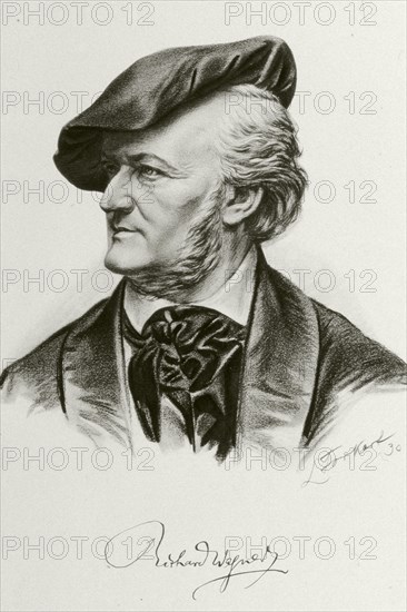 Portrait of Richard Wagner