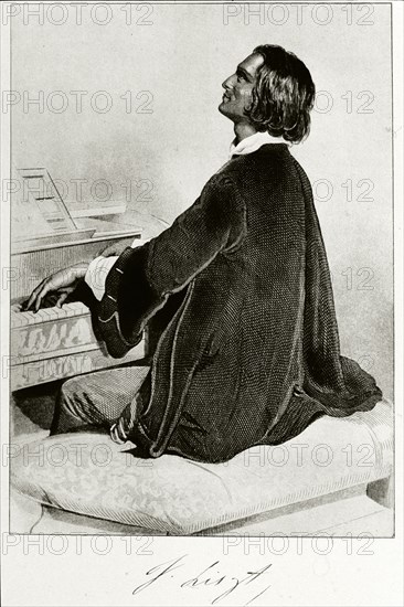 Portrait of Franz Liszt