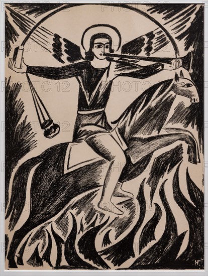 Goncharova, "St. Michael the Archistrategus"