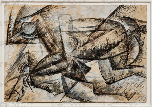 Boccioni, 'Studies for Dynamism of a Cyclist'