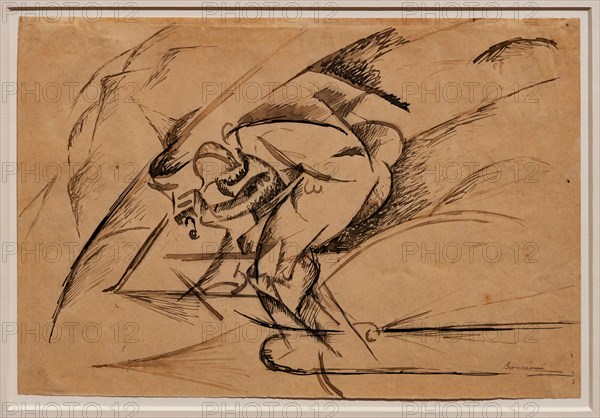 Boccioni, 'Studies for Dynamism of a Cyclist'