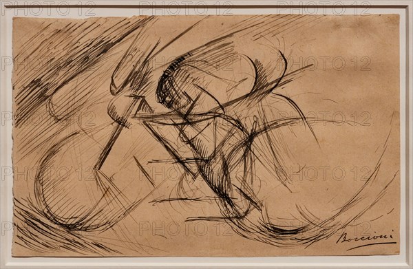 Boccioni, 'Studies for Dynamism of a Cyclist'