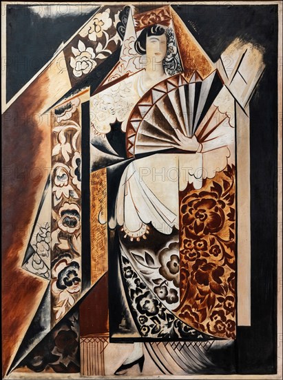 Goncharova, 'Spanish Woman with a Fan'