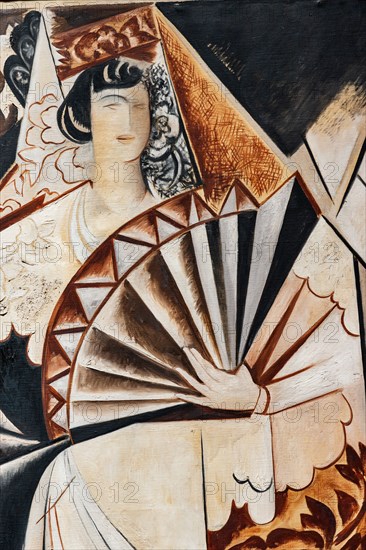 Goncharova, 'Spanish Woman with a Fan'