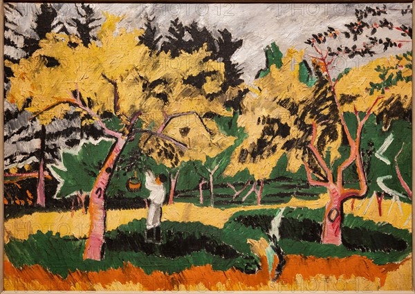 Goncharova, 'Orchard in Autumn'