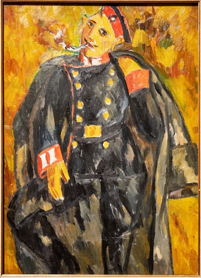 Larionov, 'Smoking Soldier'