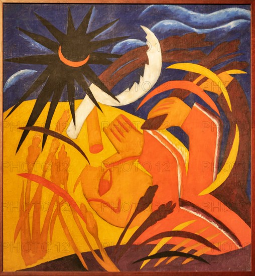 Goncharova, 'Harvest'