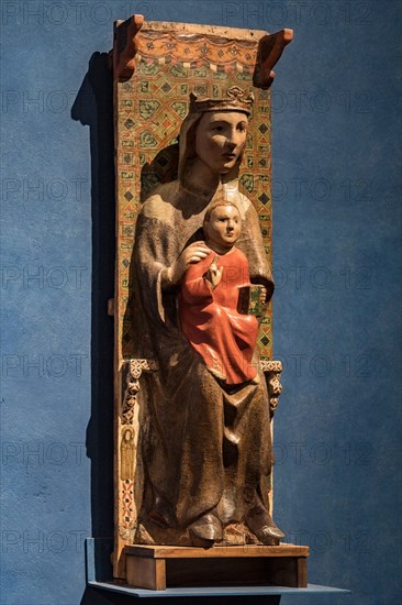 Umbrian master: 'Enthroned Madonna with her Son'
