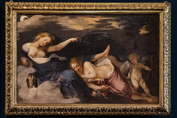 Giovanni da San Giovanni: 'Night with Dawn (Aurora) and a Putto'