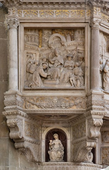 Benedetto da Maiano: 'Pulpit with scenes from the life of St. Francis'