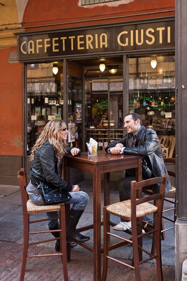 Dans les rues de Modène, en Italie