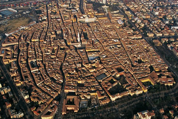 Dans les rues de Modène, en Italie