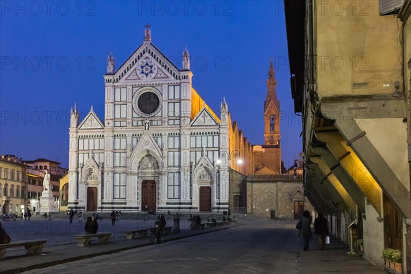 Piazza Santa Croce, à Florence