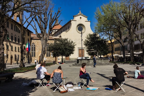 Piazza Santo Spirito, in Florence