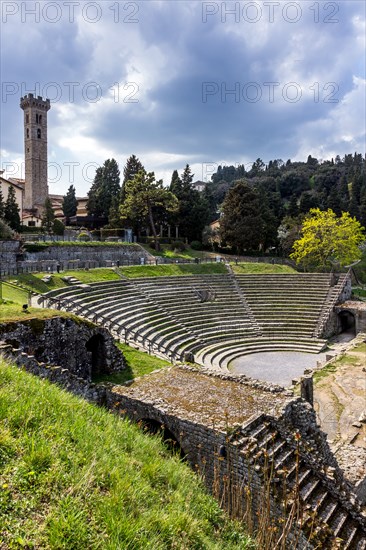 Vestiges romains à Fiesole, Italie