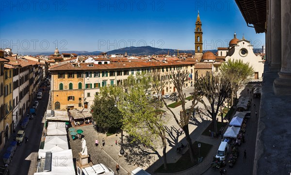 Piazza Santo Spirito, à Florence