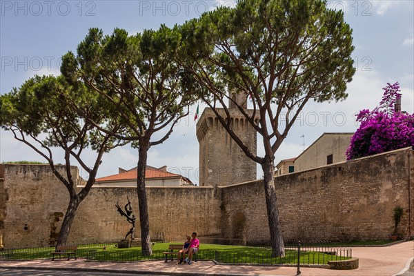 Centre historique de Piombino, en Italie