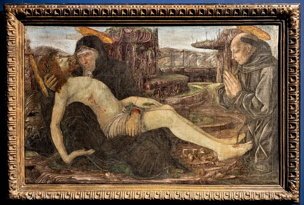 “Pietà con committente in veste di San Francesco"