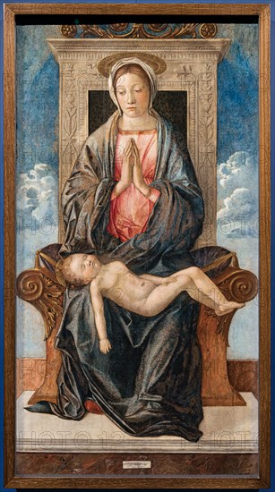 “Madonna con bambino dormiente"