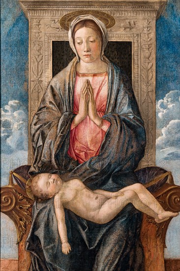 “Madonna con bambino dormiente"