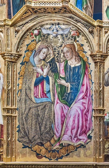 Poliptych “The Coronation of the Virgin” by Crivelli