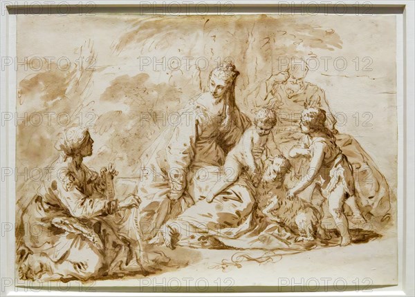 “The Holy Family with Infant St. John and St. Anne” by Sebastiano Ricci