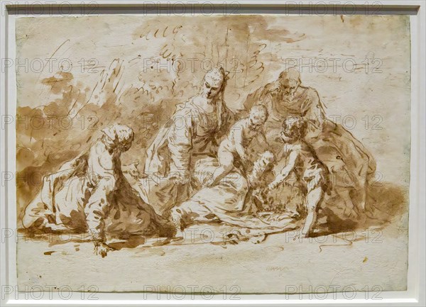 “The Holy Family with Infant St. John and St. Anne” by Sebastiano Ricci