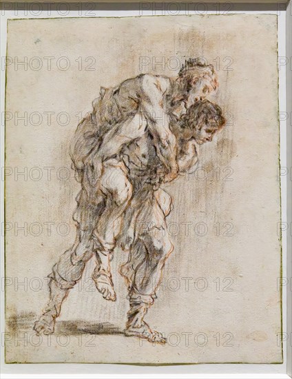 Dessin de l'album de Sebastiano Ricci (18 siècle)