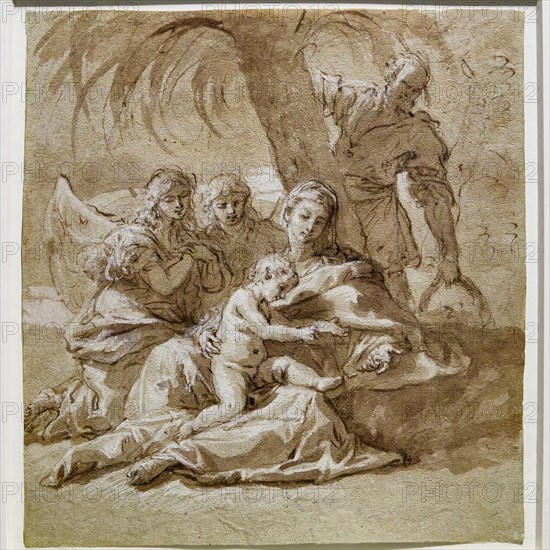 “Rest during the Flight into Egypt” by Sebastiano Ricci