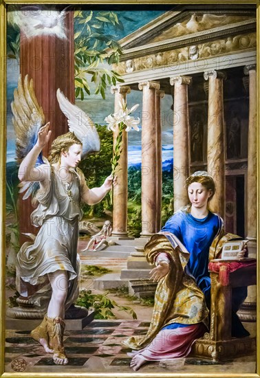 "L'Annonciation"”, Girolamo Mazzola Bedoli