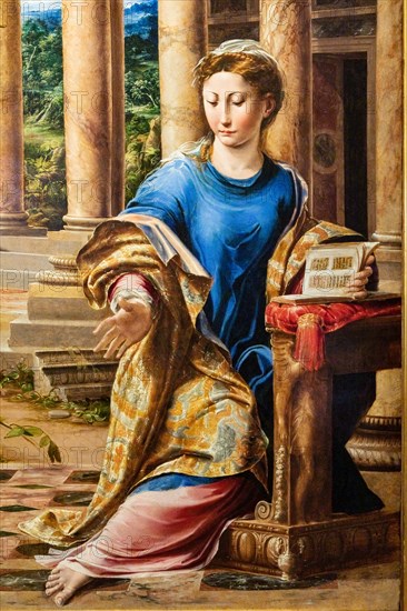 “Annunciation”, by Girolamo Mazzola Bedoli