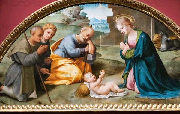 "L'Adoration des bergers", Francesco Granacci