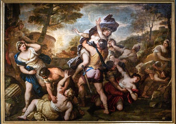 “Il ratto delle Sabine”, di Luca Giordano