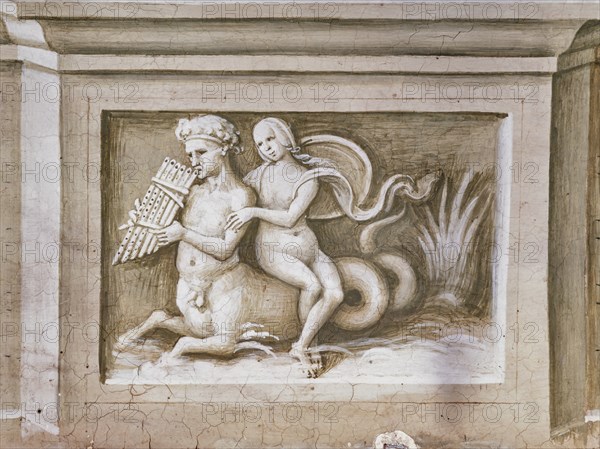 Fresco on the North-East wall of the Piccolomini Library in Siena